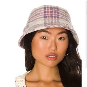 Lovers + Friends Conlee Plaid Bucket Hat NWT Revolve Exclusive Spring Gift RARE